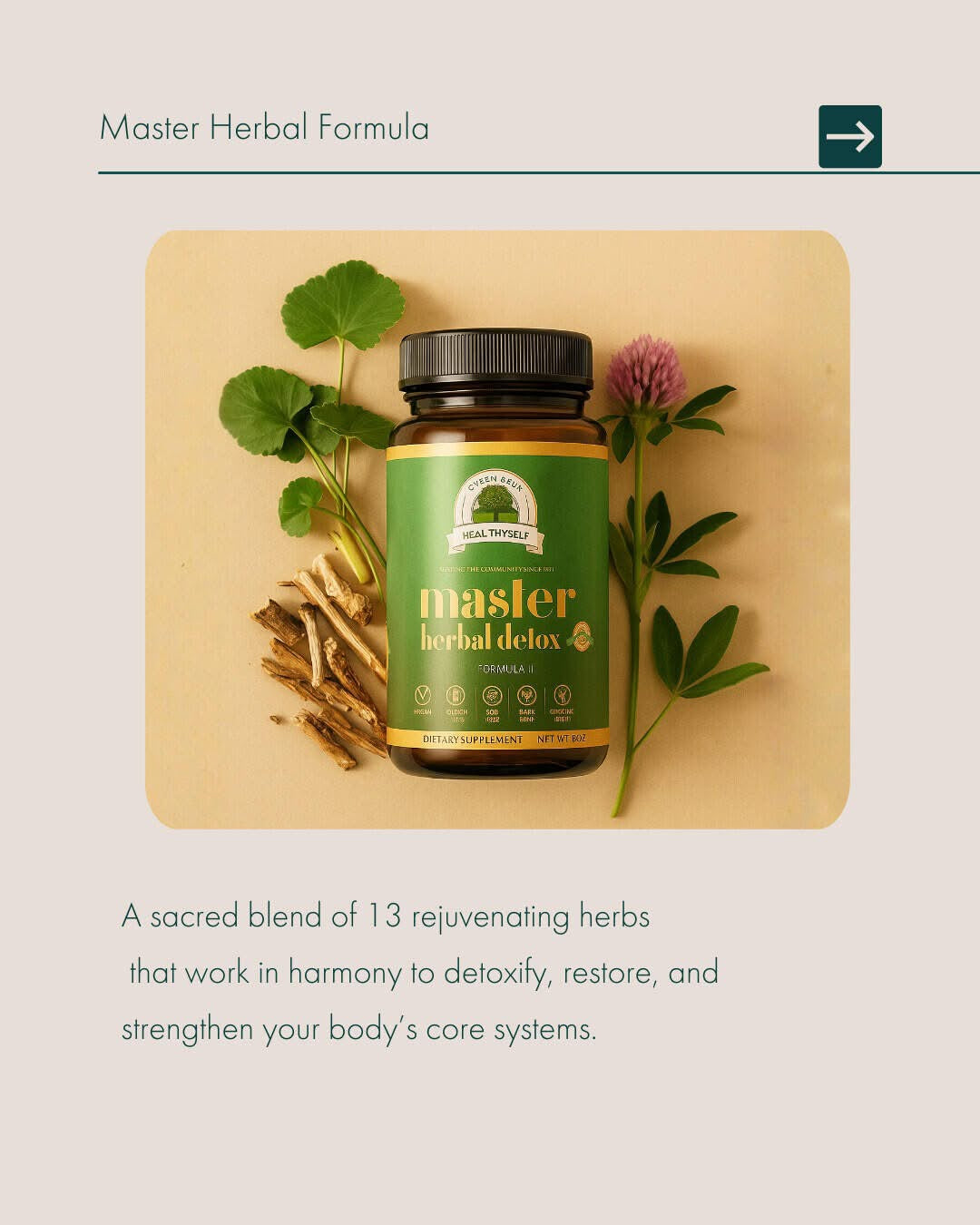 Queen Afua's Master Herbal Detox Formula