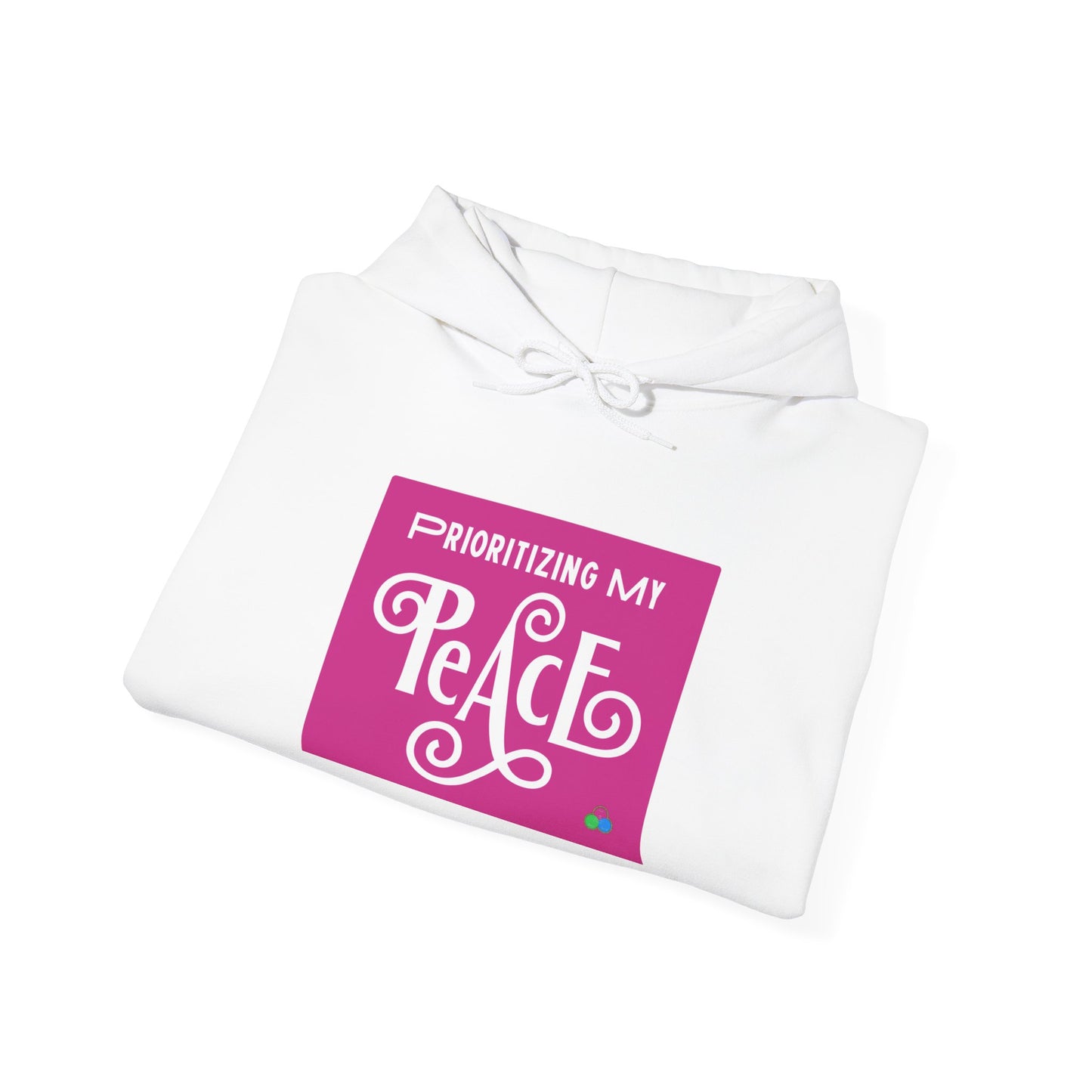 Prioritizing My Peace Hooded Sweatshirt