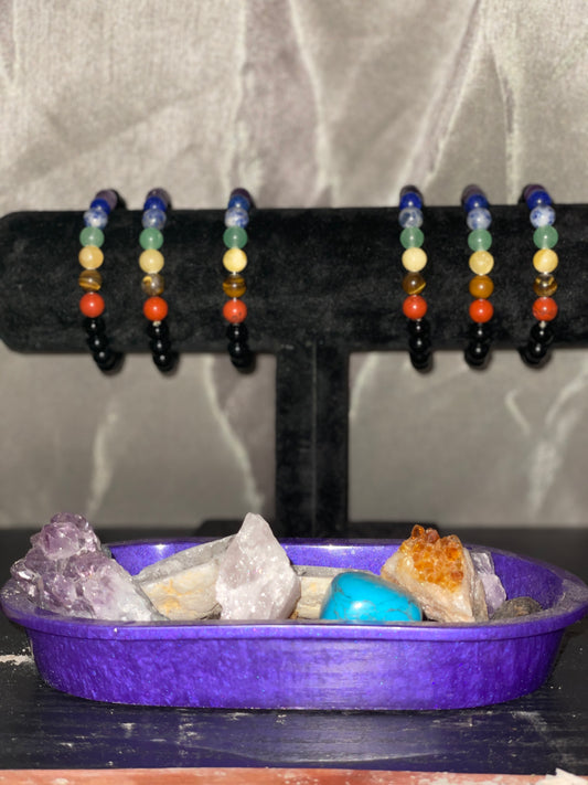 Chakra Balancing Gemstone Bracelet